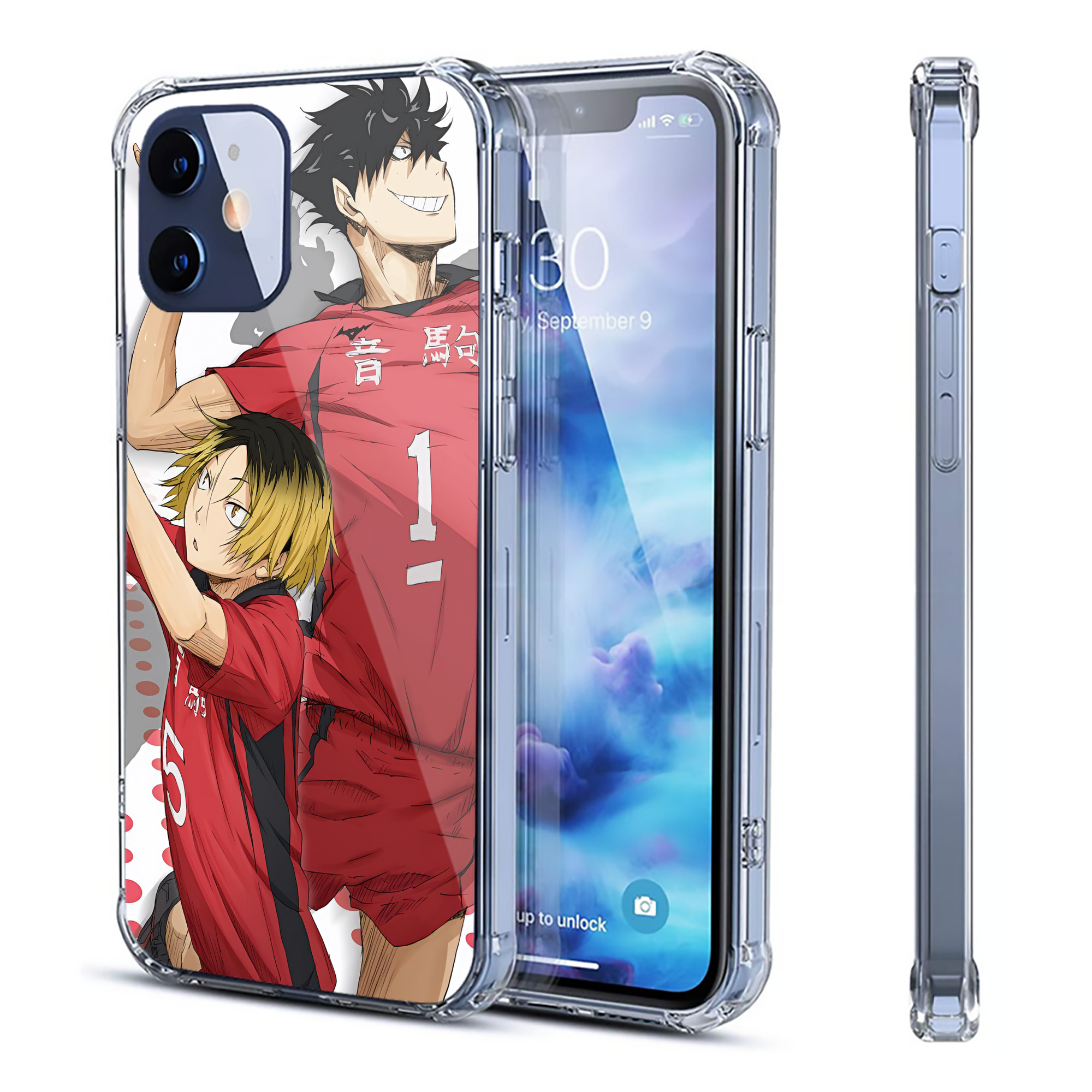 （画像用） ハイキュー!! Haikyu!! 【iPhone 12シリーズ対応】透明スマホケース（クリアソフトケース）